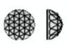 Swarovski Elements 2072 Flat Backs, Rose Cut 10 mm